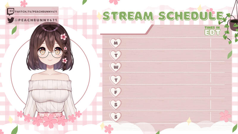 SCHEDULE STREAMING TEMPLATE